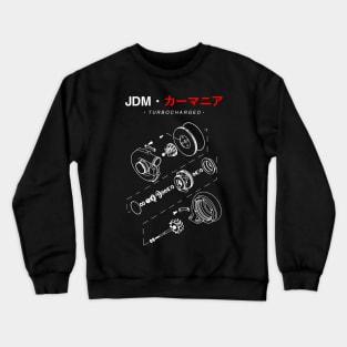 JDM Enthusiast Turbocharged Crewneck Sweatshirt